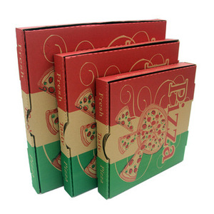 Dongguan OEM / ODM pizza box manufacturer corrugated custom pizza boxes 12 inch brown pizza boxes