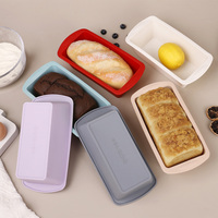 Moule à gâteau en silicone antiadhésif, moule à pain, moule de cuisson pour gâteaux, brownies, gâteaux au fromage, gâteaux faits maison, pains, glaces et toasts