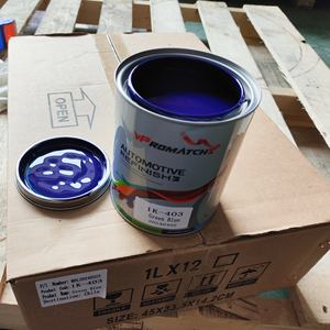 مدعم عالي الصلابة عالي السطوع تغطية جيدة طلاء تلقائي 1K Basecoat أخضر لون أزرق لإعادة تشطيب هيكل السيارة - Product Image 3