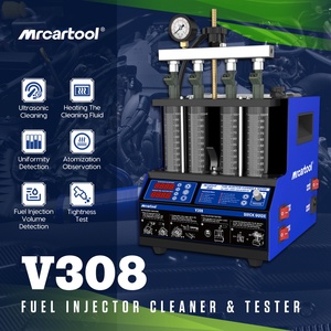 Máquina limpiadora de inyectores de combustible MRCARTOOL V308, herramienta de limpieza ultrasónica para inyectores de 4 cilindros, para coche, motocicleta, barco - Product Image 1