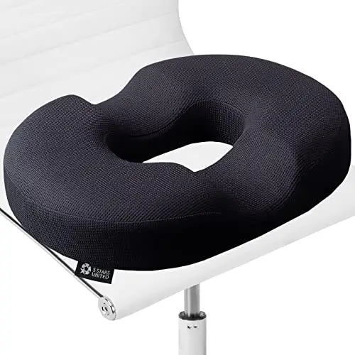 Breathable Adult Car Booster Seat Cushion U-Shape Elderly Memory Foam Cooling Gel Seat Cushion For Cars Sciatica