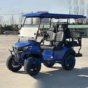 Kamp 72V elektrikli golf arabası 4 kişilik yardımcı elektrikli kulüp araba golf arabası klasik araba bugyy