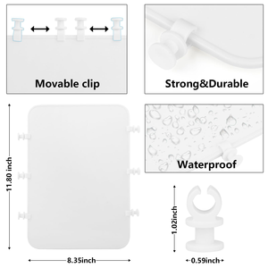 Organisateur de compartiments en EVA pour sacs de plage et sacs fourre-tout en EVA – Panneaux de séparation amovibles – Solution de rangement pour piscine et voyage - Product Image 2