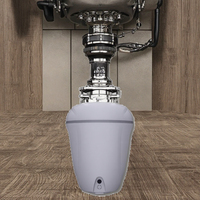 Broyeur de déchets alimentaires électrique en acier inoxydable avec moteur DC, grande capacité, technologie Multigrind, contrôle par application, fonctionnement continu