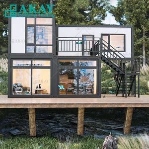 モダンなデザインプレハブプレハブ住宅モジュラーコンテナハウス3ベッドルーム - Product Image 3