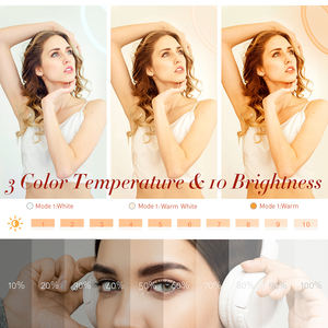 Dimmable 20/21/22 pouces photographie vidéo Photo anneau lumineux Kit d'éclairage téléphone trépied Led anneau lumineux avec télécommande - Product Image 5