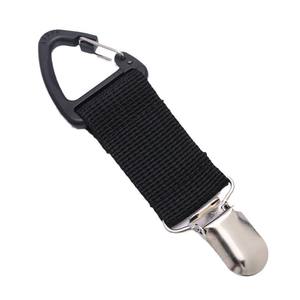 Clip de chapeau de paille portable pour voyage en plein air - Clip de sac multifonctionnel avec sangle de suspension, boucle en sangle - Product Image 6