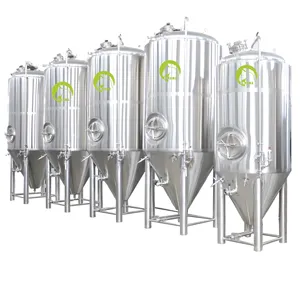 Stainless steel 5000L Beer Fermenting Equipment 50HL Beer Fermenter 5000 liter conical Fermentation Tank for Sale