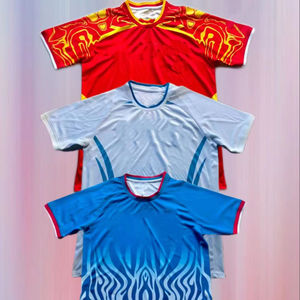 <span class=keywords><strong>Maglia</strong></span> da <span class=keywords><strong>Calcio</strong></span> Uomo 26-27 Congo Blu/Bianco/Rosso 100% Poliestere con Taglio Automatizzato - Product Image 1