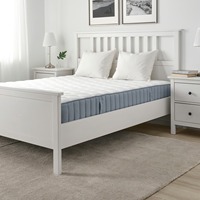 Matelas Hybride de Luxe Hôtelier Orthopédique en Mousse à Mémoire de Forme, Taille King, Ressorts Ensachés Compressés, Livré Roulé dans une Boîte