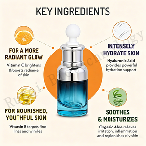 Sérum Visage à la Vitamine C avec Emballage Personnalisable pour les Taches Solaires, les Taches de Rousseur, le Teint Terne et la Texture Inégale - ml - Product Image 3