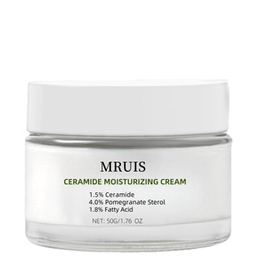 Crema hidratante Ceramide 1.5% Ceramide 4.0% Sterol 1.8% Ácido graso Fórmula vegana Fortalece la barrera de la piel Mantener la cara - Product Image 2