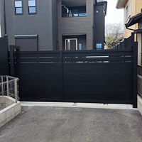 Portes en métal cachées par aluminium automatique de système de porte coulissante pour l'allée