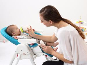 Moda moderna barato bebé tumbona alimentación plegable EN14988 Certificado Europeo bebé silla alta acero seguridad cocina comedor - Product Image 4