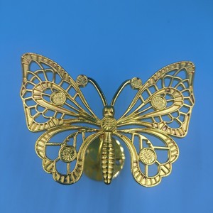 Butterfly Wall <b>Hooks</b> Gold Metal Curtain <b>Clips</b> Coat Rack Hardware Accessory Durable Decorative Mounting Type P838 - Product Image 1