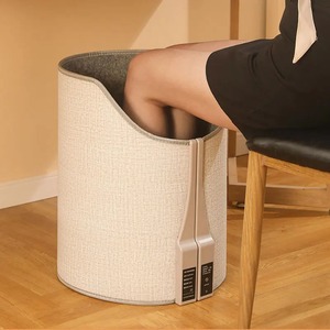 Tapis chauffant électrique portable pour les pieds sous le bureau pour la maison et le bureau, thermostat réglable bas/moyen/élevé, <span class=keywords><strong>espace</strong></span> pour les jambes chauffé et chaud - Product Image 2