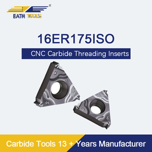 EATH TOOLS 16ER175ISO Herramientas de corte cementado con rosca Proveedor de herramientas de alta precisión de China Insertos de torneado de rosca de carburo - Product Image 2