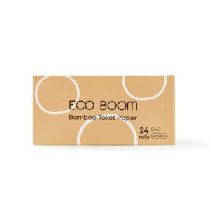 ECO BOOM nachhaltig recycelt bambus biologisch abbaubar luxuriös 4 schicht 3 schicht händler-partner toilettenpapier