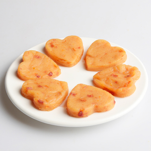 Venta directa de fábrica de golosinas para perros de alta calidad Corazones de tomate de pollo Proveedor OEM Golosinas para mascotas más vendidas