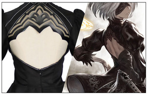 <span class=keywords><strong>Nier</strong></span> Automata Cosplay Costume <span class=keywords><strong>Yorha</strong></span> <span class=keywords><strong>2B</strong></span> Sexy tenue jeux Costume femmes jeu de rôle Costumes filles Halloween fête déguisement - Product Image 6