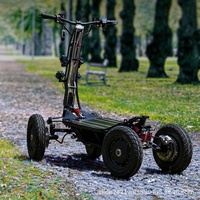 Vente directe usine – Trottinette électrique pliable brevetée, 4 roues motrices, multifonctionnelle, haute puissance 2500W, vitesse maximale 60km/h, batterie lithium
