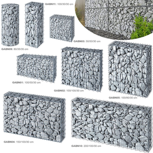 Cage de mur en pierre à trous carrés, anti-déformation, galvanisée/revêtue Galmac, 2 x 0,5 x 0,5 m, pour remplissage de roches, fournie par le fabricant - Product Image 2