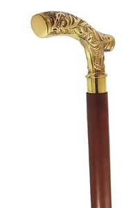 Classic Fancy Maple Wood Hiking Cane Handcrafted <b>Smooth</b> Finish Walking <b>Stick</b> for Seniors Men Women Comfortable Durable - Product Image 3