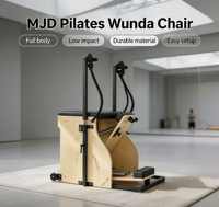 Chaise Wunda de Pilates résidentielle élégante MJD – Lisse, durable, idéale pour la sculpture corporelle et l'amélioration de la flexibilité à domicile