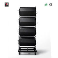 Système audio professionnel Line Array 15 pouces, 500W RMS, 1000W de puissance de crête, système sonore PA, contreplaqué de bouleau de qualité supérieure, 99dB