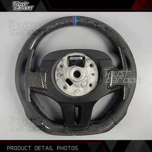 Volante Personalizado de Fibra de Carbono Real para <span class=keywords><strong>BMW</strong></span> G05 G20 G30 G2X G3X X5 X3M X4M M2 M3 M4 M5 <span class=keywords><strong>M8</strong></span> Z4 840i 740i 540i 440i 340i 330i - Product Image 5