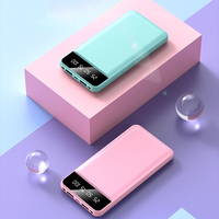 Échantillon gratuit 10000mah Powerbanks 20000 Mah chargeur mobile portable 2 Usb Mini Power Bank pour tous les téléphones