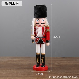 DAMAI 2024 Cascanueces de Madera Navideño de 30cm, Decoración, Regalo para Niños - Product Image 6