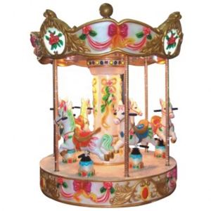 Carrusel Infantil de Alta Calidad, Mini Carrusel para Niños de 3 Asientos, para Interiores y Exteriores - Product Image 2