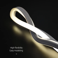 360 Degrés Lumineux Rond 360 Silicone Tube Led Corde Lumière Flexible Led Bande Lumière Diffuseur Néon Lumière