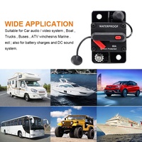 Disjoncteur audio de camion d'autobus marin de réinitialisation manuelle de 48V 60A