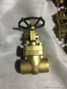 วาล์วประตูทองเหลืองแบบเกลียวปลาย สำหรับงานอุตสาหกรรม ทนแรงดัน 800 ปอนด์ วัสดุ C95800 ควบคุมด้วยมือ - Product Image 2