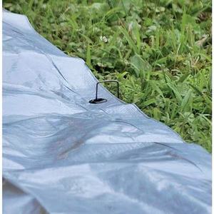 Galvanized Steel Class 4.8 6.8 Sod Staple U Shape Lawn Landscape <b>Pins</b> Weed Barrier Tent Stakes 1/4''-2'' for Construction Garden - Product Image 4