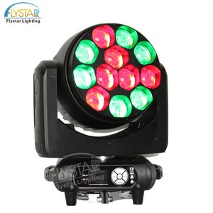 Pieno di colore 12pcs 40w ha condotto fascio di luce DM512 controllo <span class=keywords><strong>elation</strong></span> zoom testa mobile a led Per Il Concerto di Theater - Product Image 4