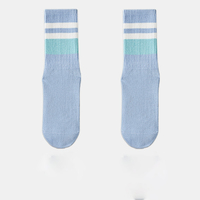 Chaussettes de Pilates en coton personnalisées avec logo, antidérapantes, respirantes, absorbant la transpiration, pour la danse et le yoga, sur commande