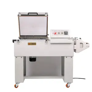 Continuous 2 in 1 L type Seal Cut Shrink Packaging Machine sealing cutting and shrinking tunnel packager