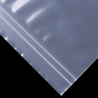 Lot de 5 sacs en plastique biodégradables refermables écologiques pour l'emballage, l'organisation et le rangement de petits accessoires