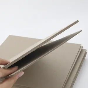 1 мм переработанная твердая обложка для книг, серая бумага, дуплексная доска/соломенные листы