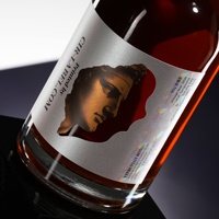 Etiquetas Adhesivas de Papel Perlado con Brillo Localizado Premium, Estampado en Relieve, con Acabado Rascable, Personalizadas para Botellas de Whisky
