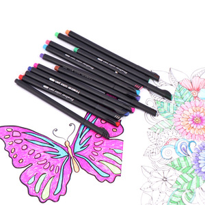 Penne Fineliner FOSKA 0.4mm con punte ultra sottili per disegno, schizzi, scrittura, journaling e illustrazioni tecniche - Product Image 5