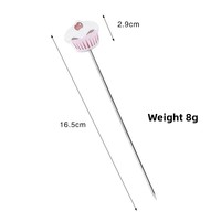 Sonde de test de pâtisserie en acier inoxydable pour cuisine, aiguille de détection pour gâteaux, desserts, muffins, pain, pâtisseries et biscuits