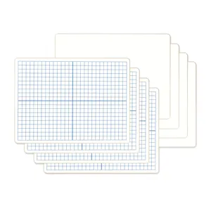 Math White Board Double Sided White Boards Dry Erase Xy Axis Graph Lap Boards For Student And Classroom