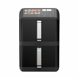 <span class=keywords><strong>Friteuse</strong></span> <span class=keywords><strong>à</strong></span> <span class=keywords><strong>air</strong></span> numérique 11,2 L 2400 W sans huile, intelligente avec écran LCD et <span class=keywords><strong>deux</strong></span> <span class=keywords><strong>paniers</strong></span> – Prix usine - Product Image 4