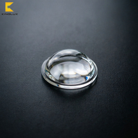 Lentille optique en verre borosilicate de 51 mm, lentille convexe plate, indice de protection IP66, projecteur LED haute luminosité