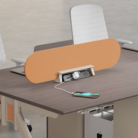 Bureau de travail pour 4 à 6 personnes, mobilier de bureau, design moderne, table de bureau, bureau modulaire pour espace ouvert, pour immeuble de bureaux