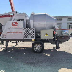 Diesel Engine <b>Concrete</b> Mixer Pump <b>Machine</b> <b>Concrete</b> Pump with Mixer for Construction Use - Product Image 3
